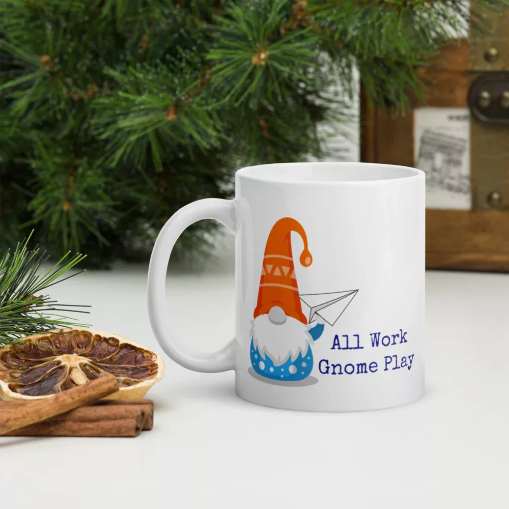 All Work Gnome Play mug